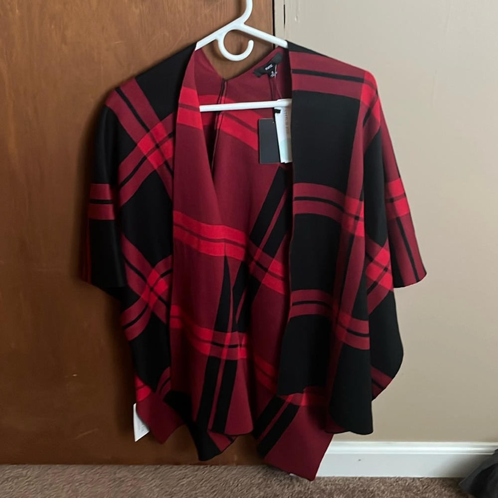 Plaid cardigan